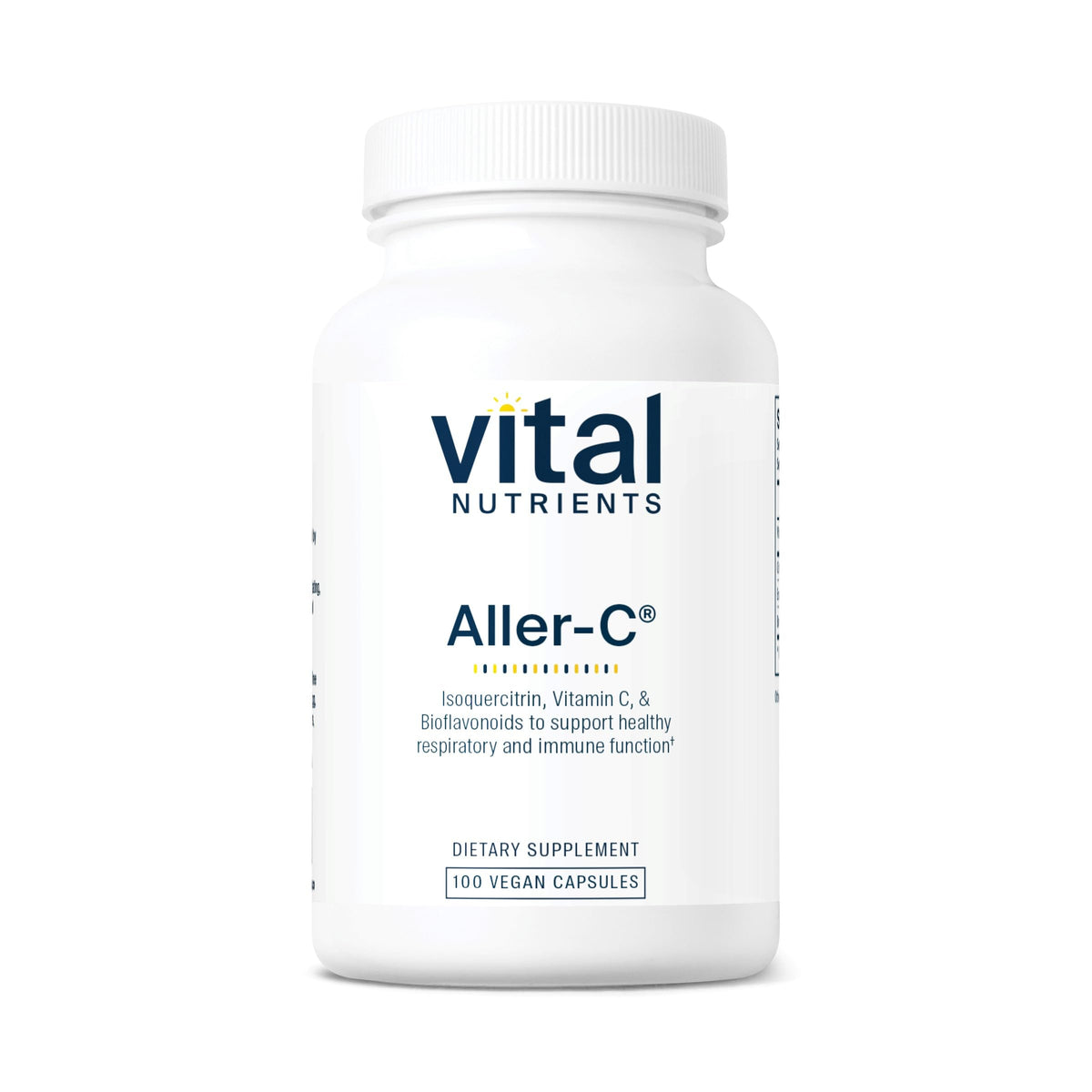 Vital Nutrients Aller-C – Vegan Respiratory & Sinus Support (100 Capsules)