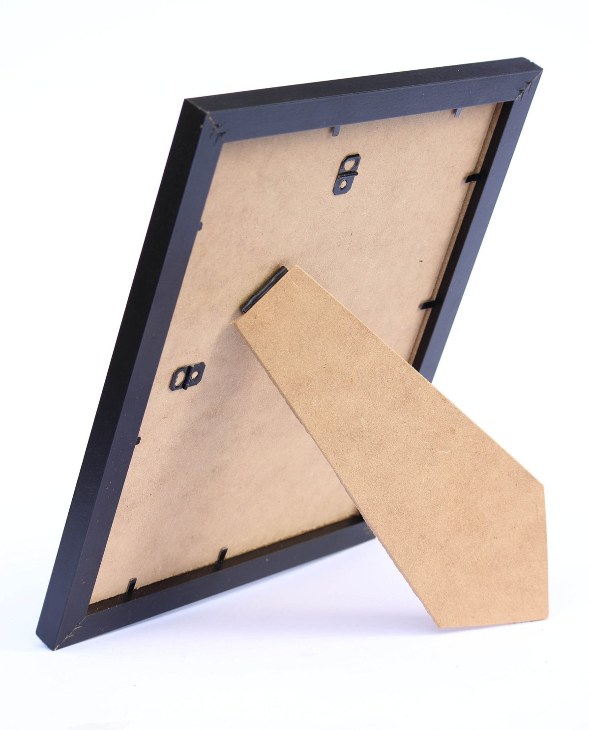 Foil Wrapped MDF Picture Photo Frame Fitted with Perspex Plexiglass, Grey Frame