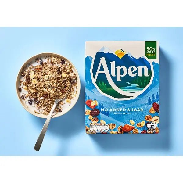 Alpen No Added Sugar Muesli 550g (Case of 6)