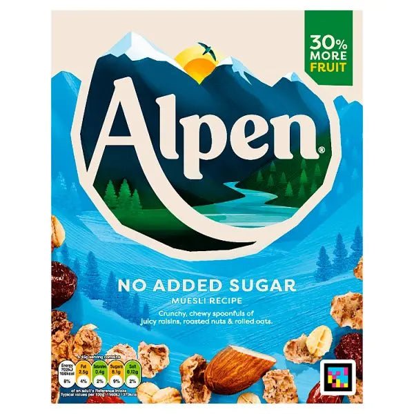 Alpen No Added Sugar Muesli 550g (Case of 6)