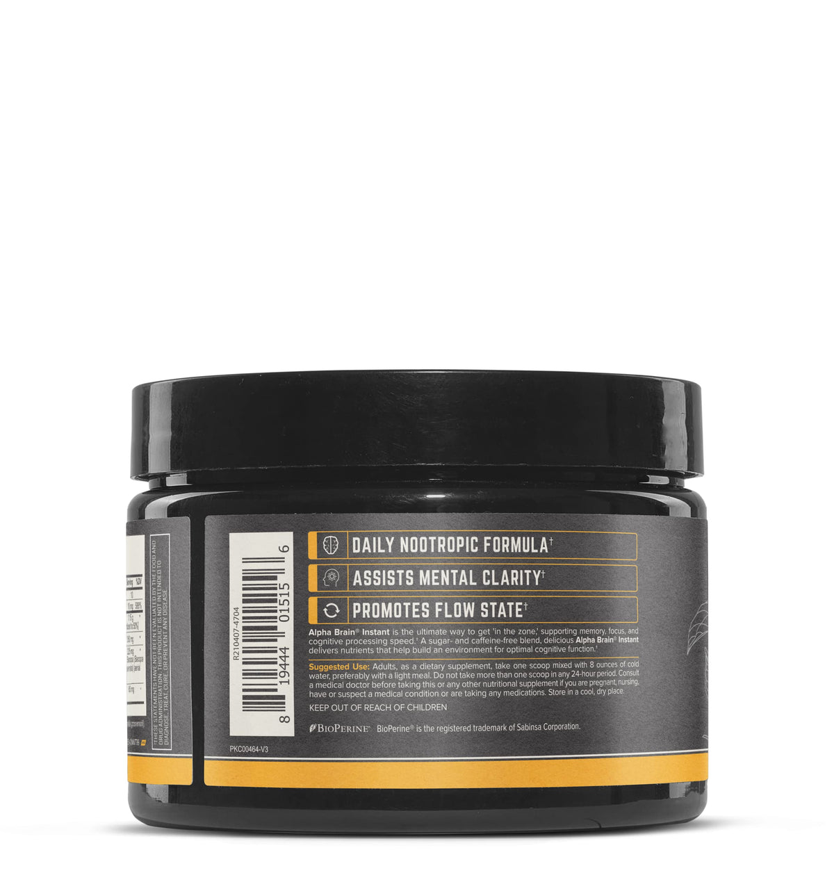 Alpha BRAIN® Instant Peach (30 Serving Tub) – Memory & Focus