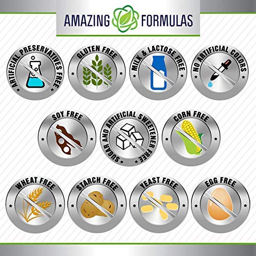 Amazing Formulas Bromelain Supplement – 500 mg (2400 GDU) – 3 Pack, 120 Veggie Capsules – Non-GMO, Gluten Free, Made in USA