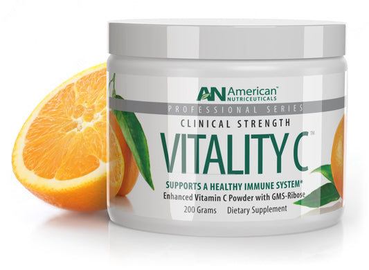 American Nutriceuticals Vitamin C Powder – Sugar-Free, Non-Acidic, 4000mg, pH-Neutral