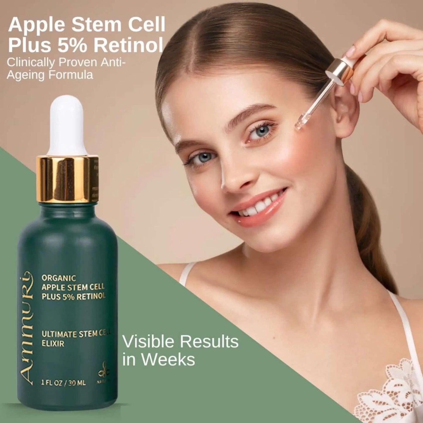 Ammuri Radiant Skin Serum Set - Retinol & SPF 50 Vitamin C Anti-Aging Duo