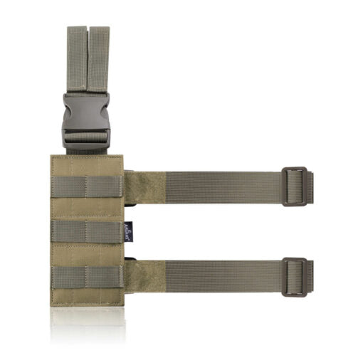Amomax Fabric Molle Drop Leg Plate -  FDE