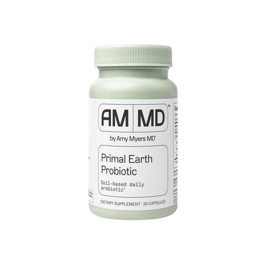 Amy Myers MD Primal Earth Probiotic – Soil-Based Probiotic for Digestive & Immune Support | Gluten-Free & Dairy-Free | Paleo-Friendly | 30 Capsules