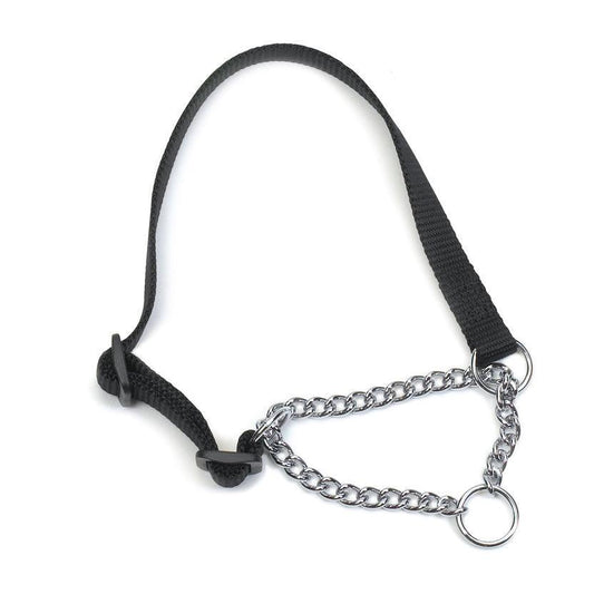 Ancol Nyl Chain Check Col Blck S1-2