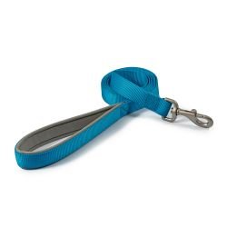 Ancol Padded Nylon Lead Blue 39-48cm
