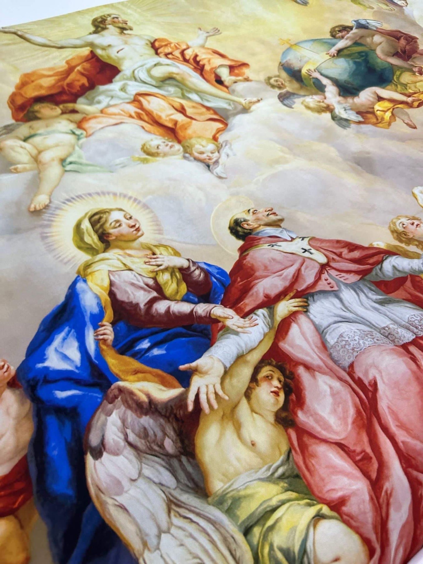 Angel Dome Pattern Fabric by the Metre