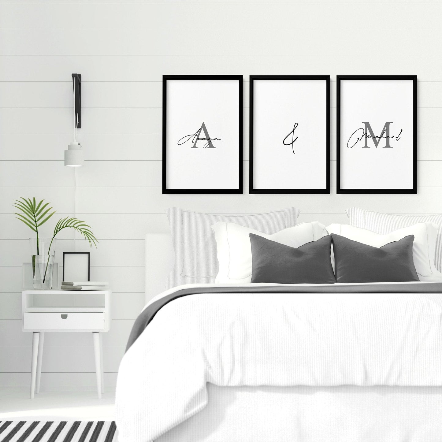 Anniversary gift paper | set of 3 wall art prints for Bedroom