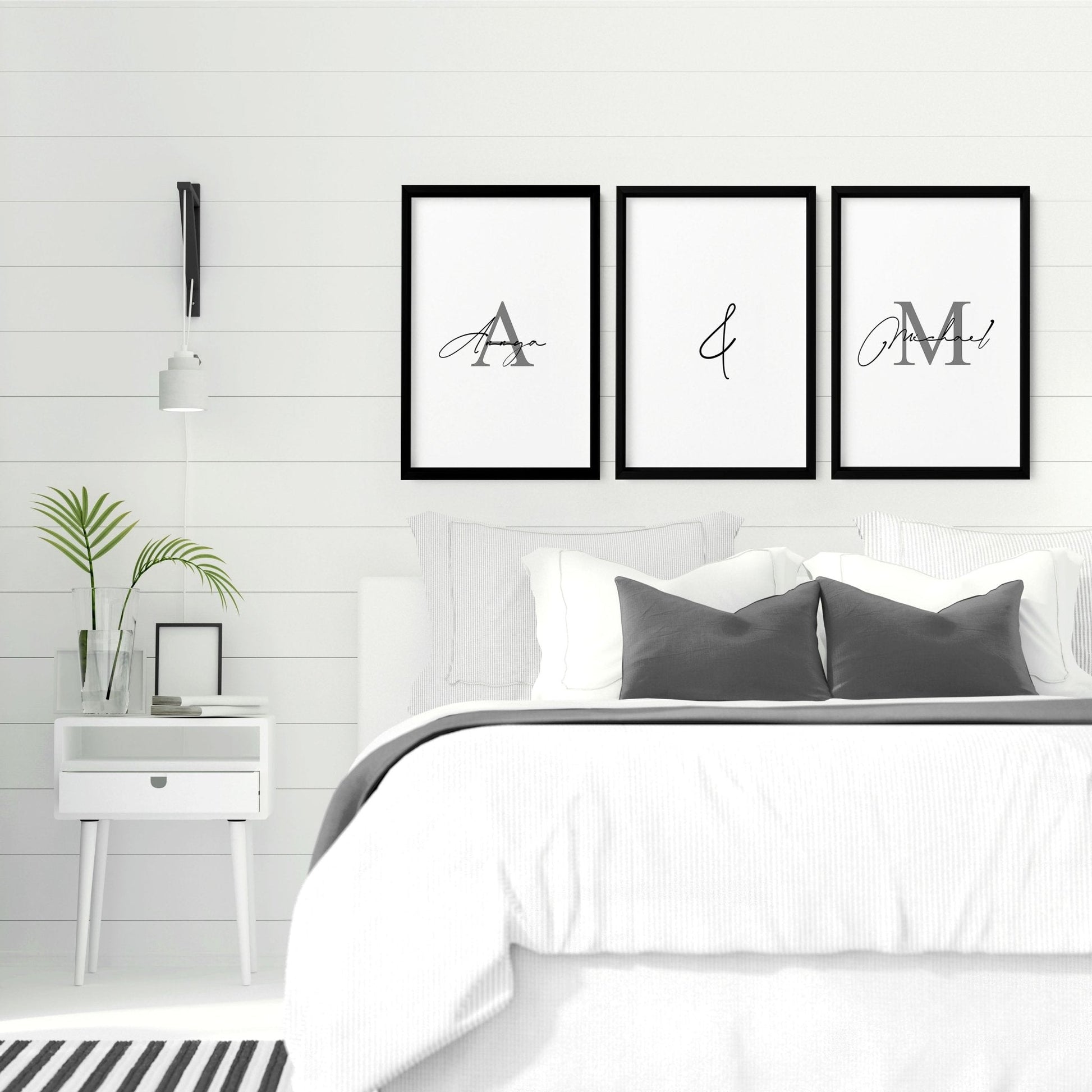 Anniversary gift paper | set of 3 wall art prints for Bedroom