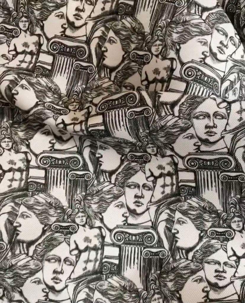 Antik Greek Print Fabric by Metre