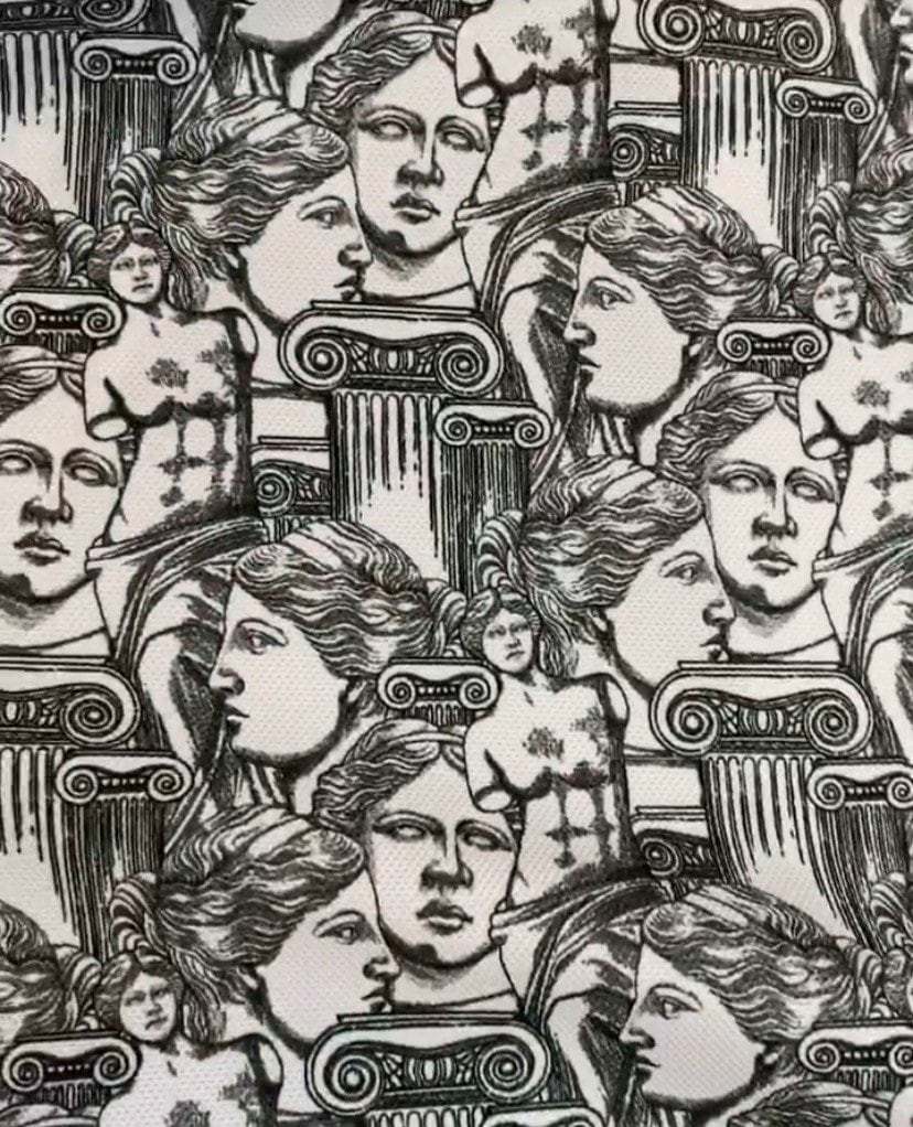 Antik Greek Print Fabric by Metre