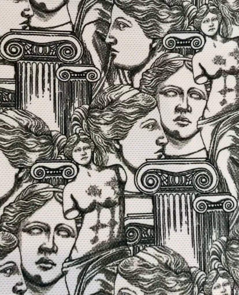 Antik Greek Print Fabric by Metre