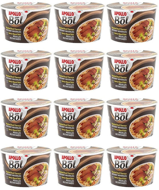 12 x Apollo Cup Noodles Beef - 85G