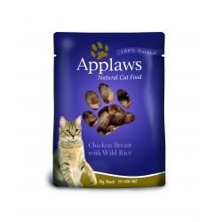 Applaws Cat Pouch Chicken with Wild Rice 12pk
