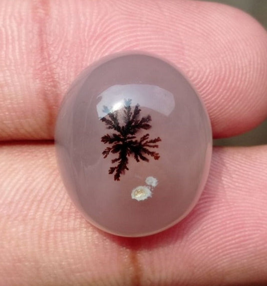 27.5ct-Natural Dendritic Agate - Shajri Aqeeq -21x17x10mm