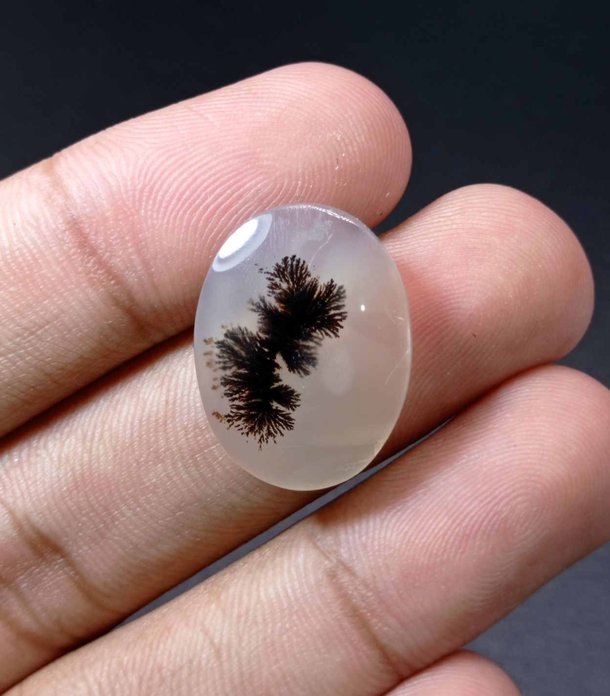 22ct Natural Dendritic Agate - Shajri Aqeeq -23x17x6mm