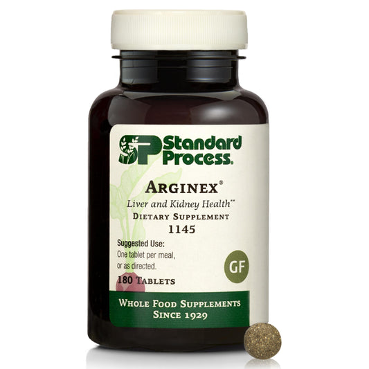 Standard Process Arginex – Whole Food Liver & Kidney Support, 180 Tablets