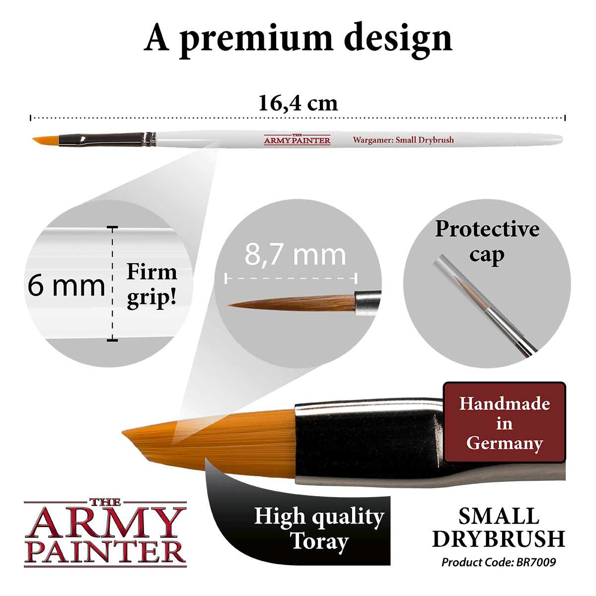Army Painter Wargamer Brush - Small Drybrush