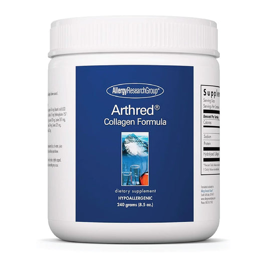 Allergy Research Group Arthred Collagen Powder – 10.5g Collagen Peptides, Bovine Sourced, 8.5 oz