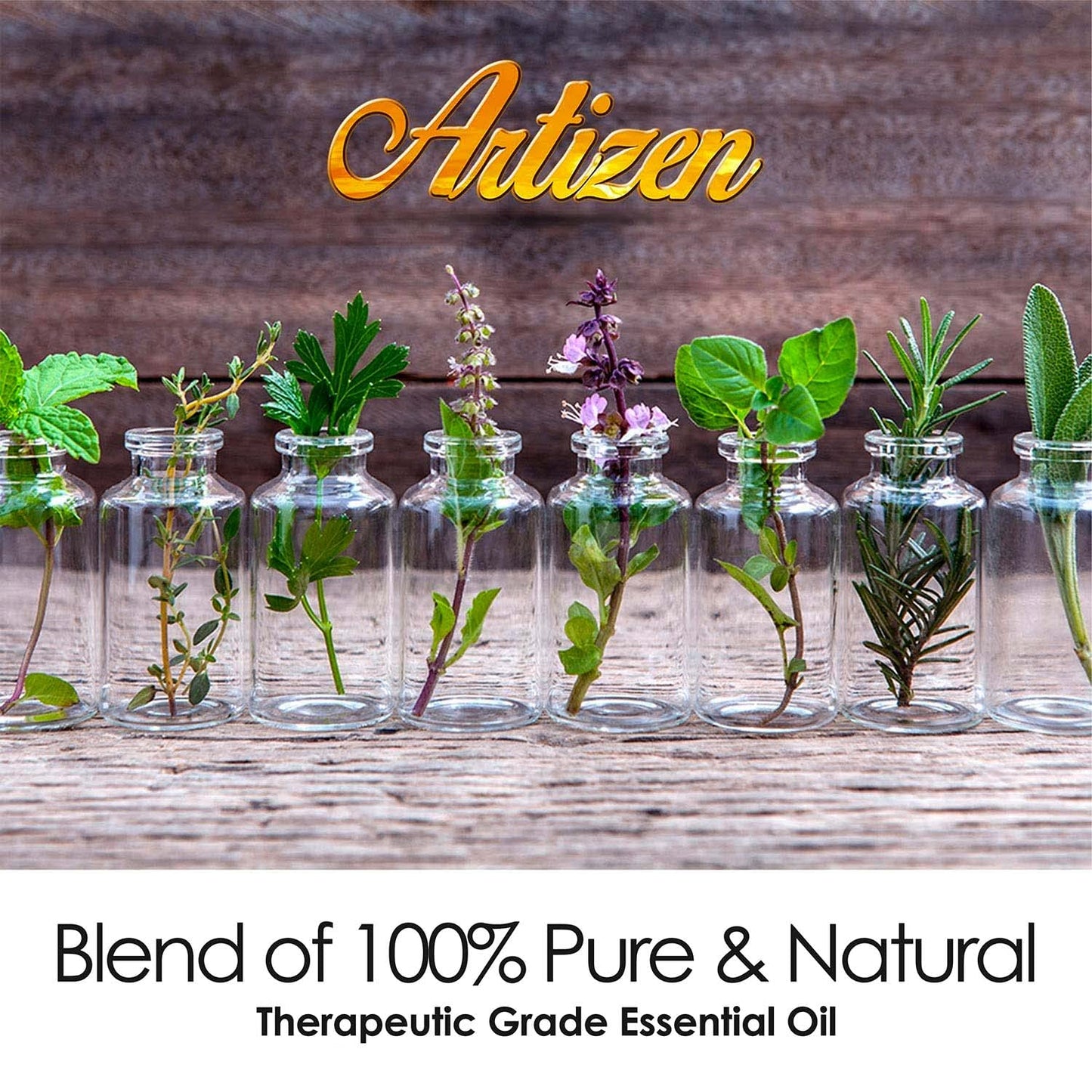Artizen Citronella Essential Oil – 100% Pure & Natural, Undiluted Therapeutic Grade, 4oz for Aromatherapy, Skin Therapy & Outdoor Use