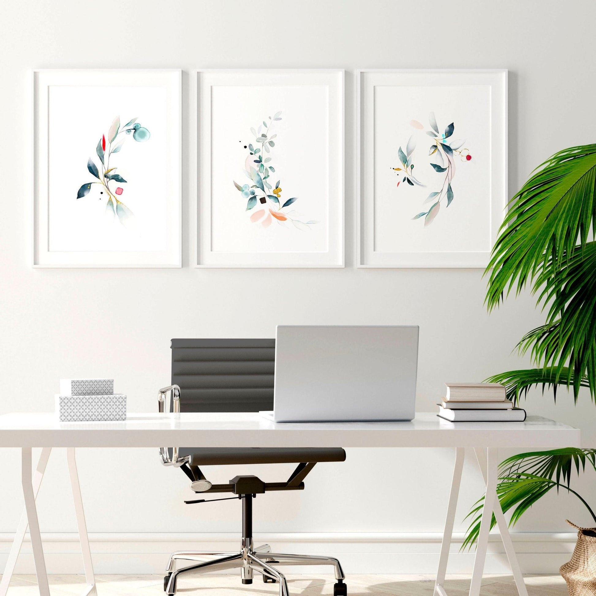 Wall Art For Work Office | set of 3 wall art prints