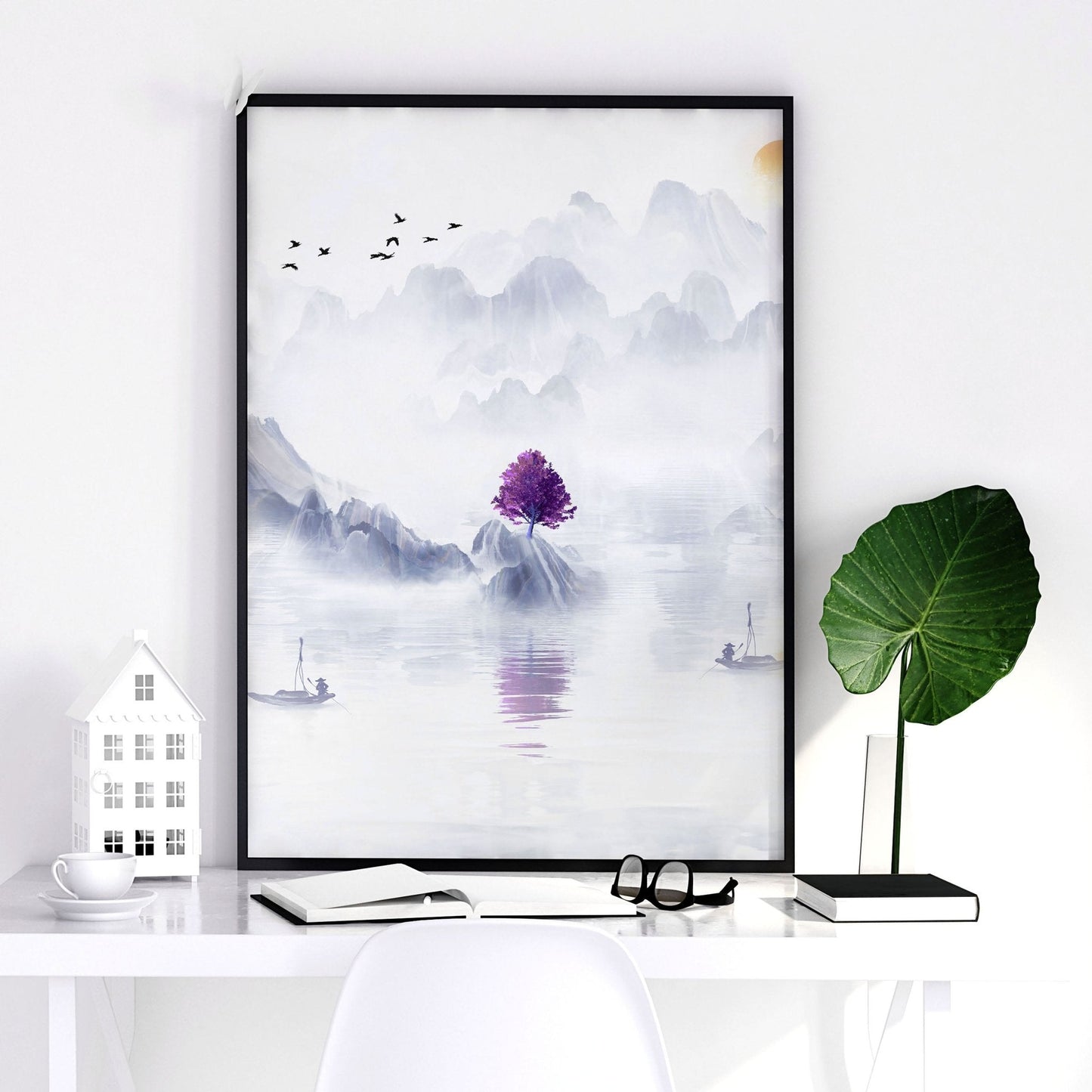 Artwork for the office | set of 3 framed wall art