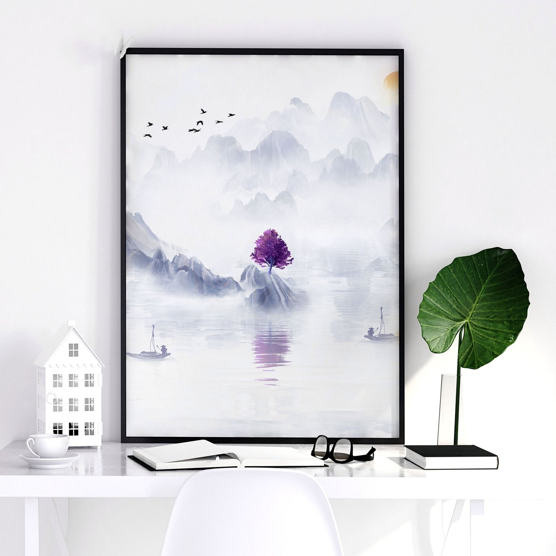 Artwork for the office | set of 3 framed wall art