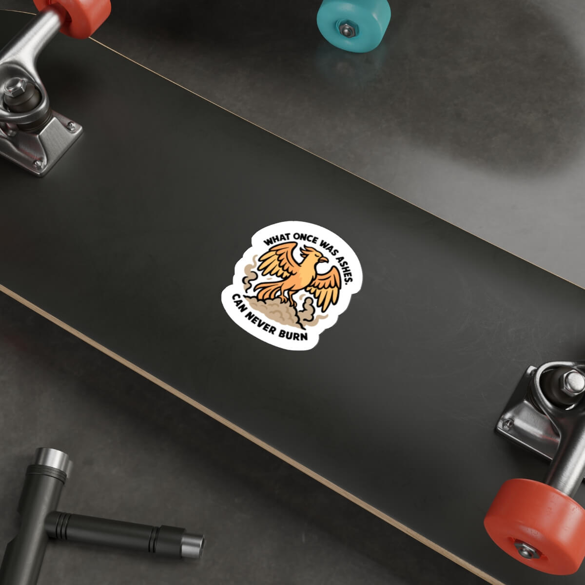 What Once Was Ashes Sticker