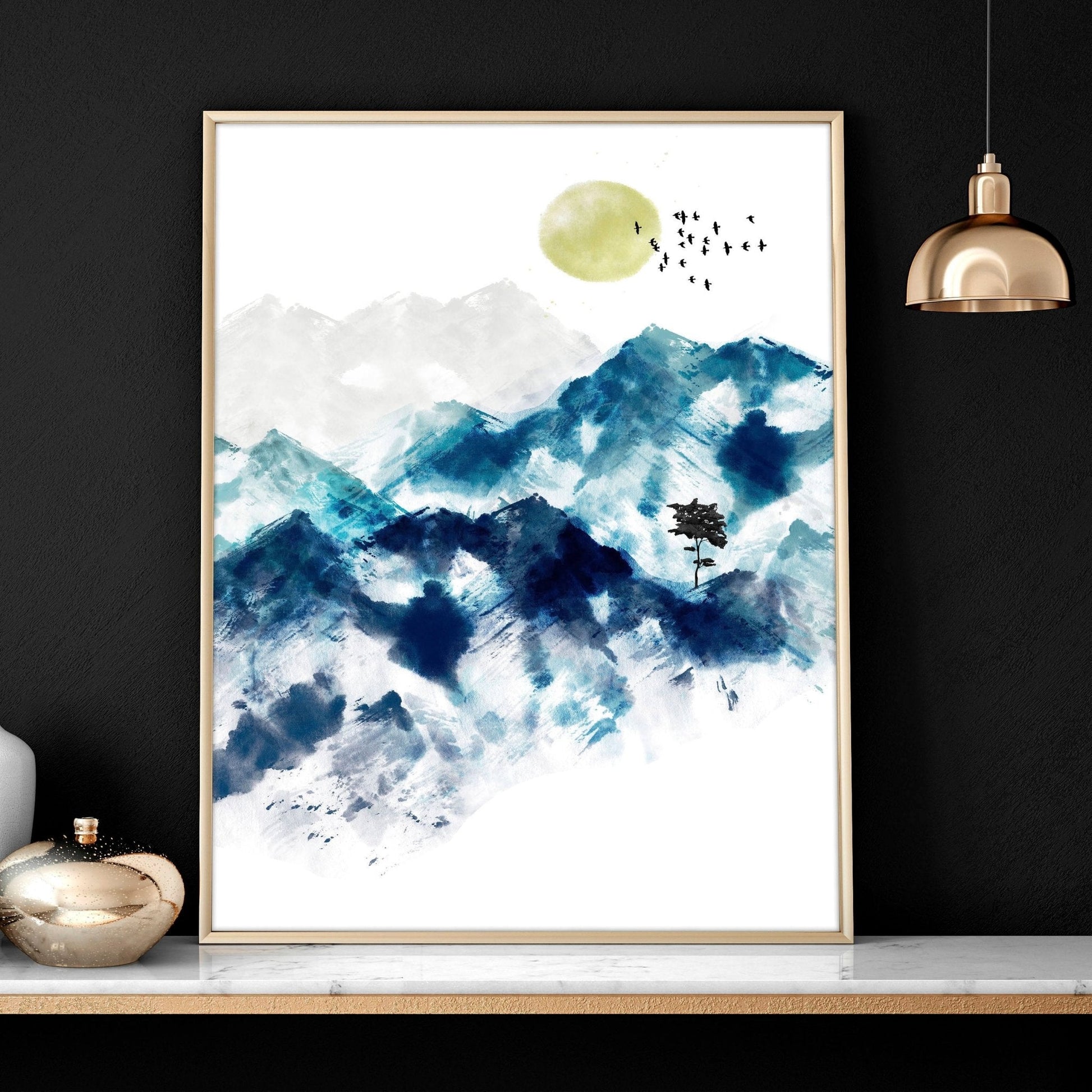 Oriental wall art | set of 3 wall art prints