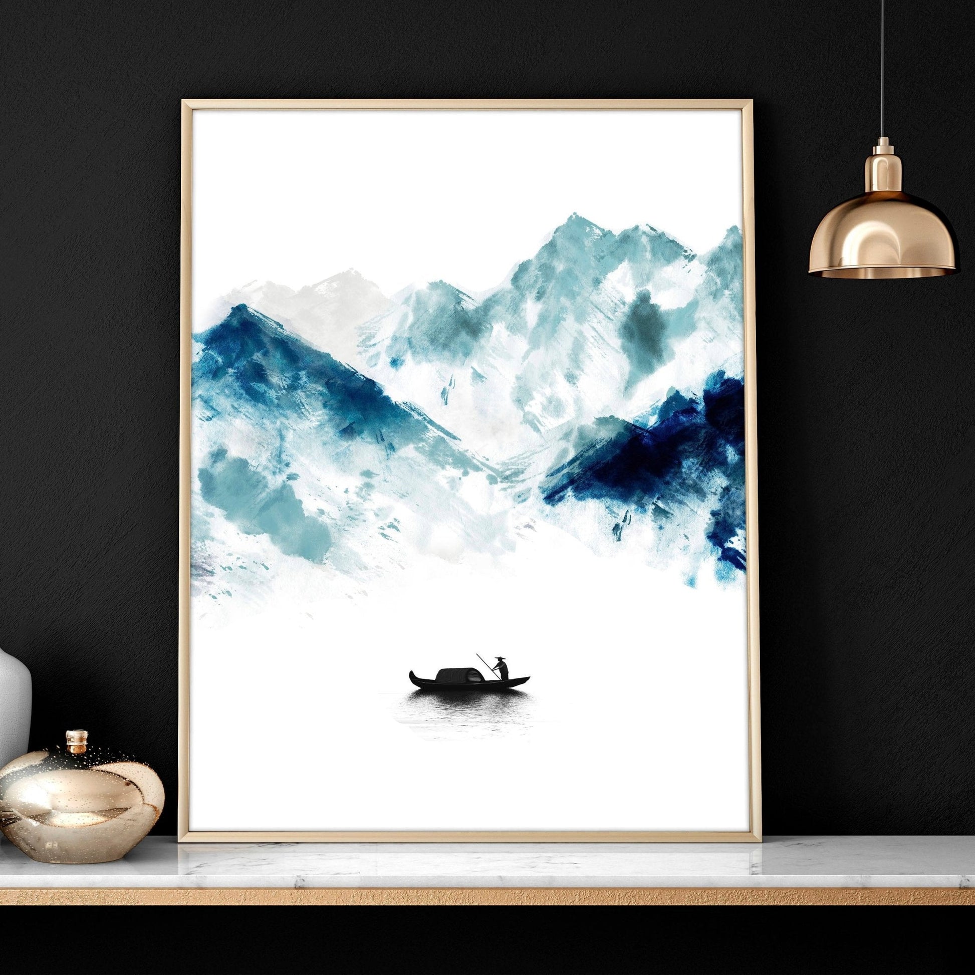 Oriental wall art | set of 3 wall art prints