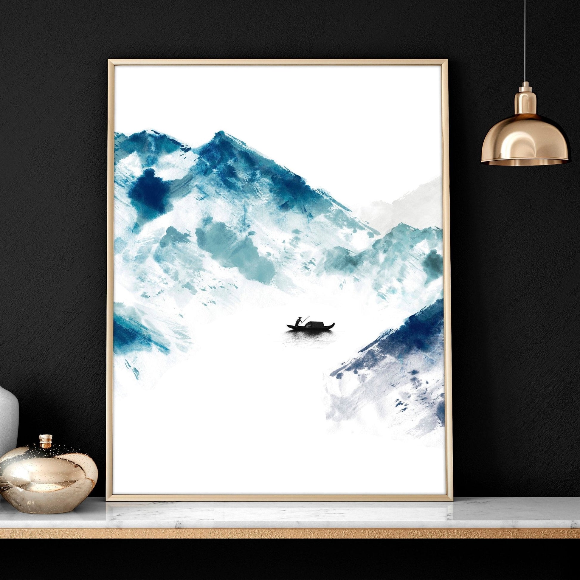Oriental wall art | set of 3 wall art prints