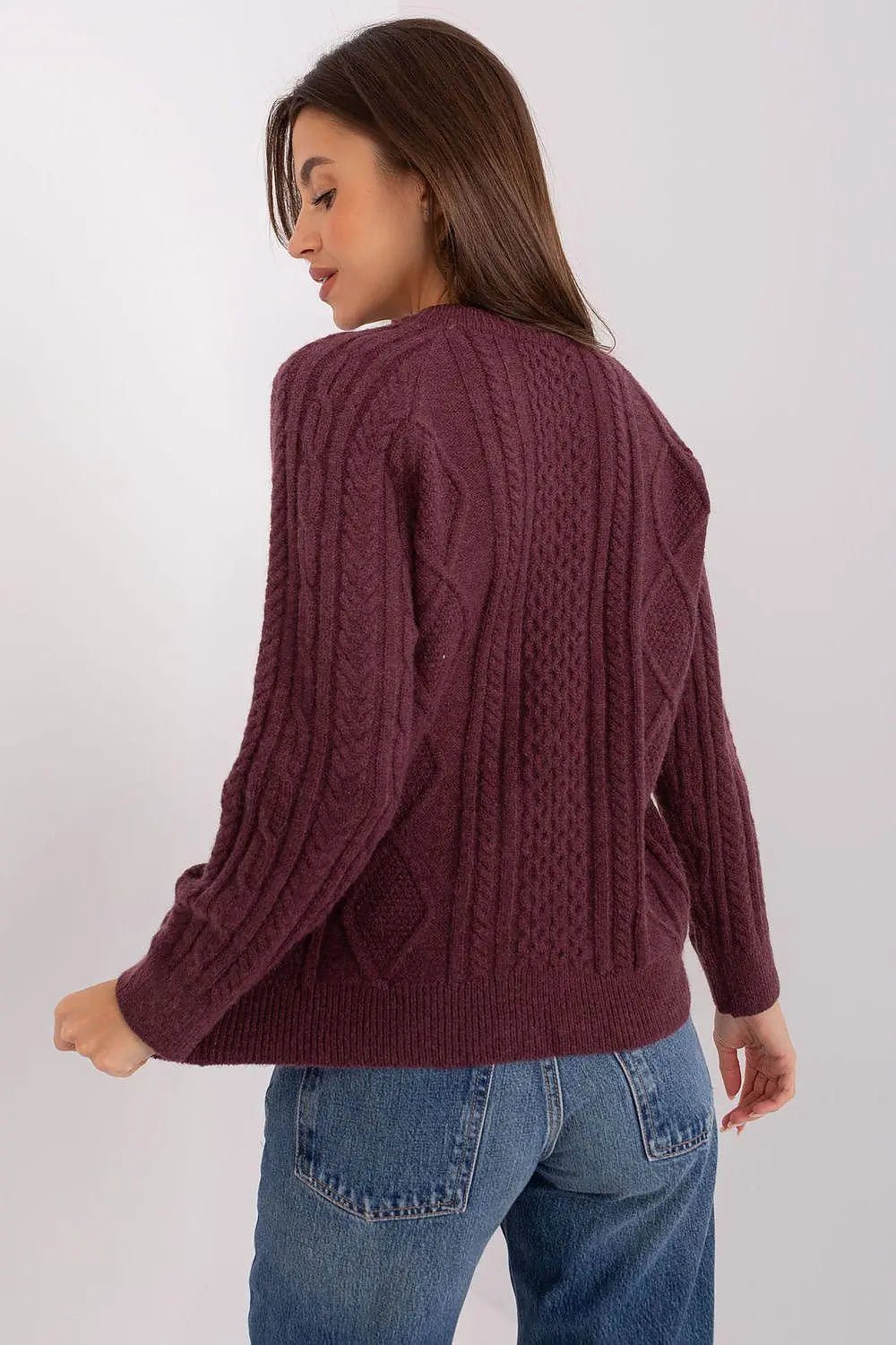 AT fabric texture womens sweater