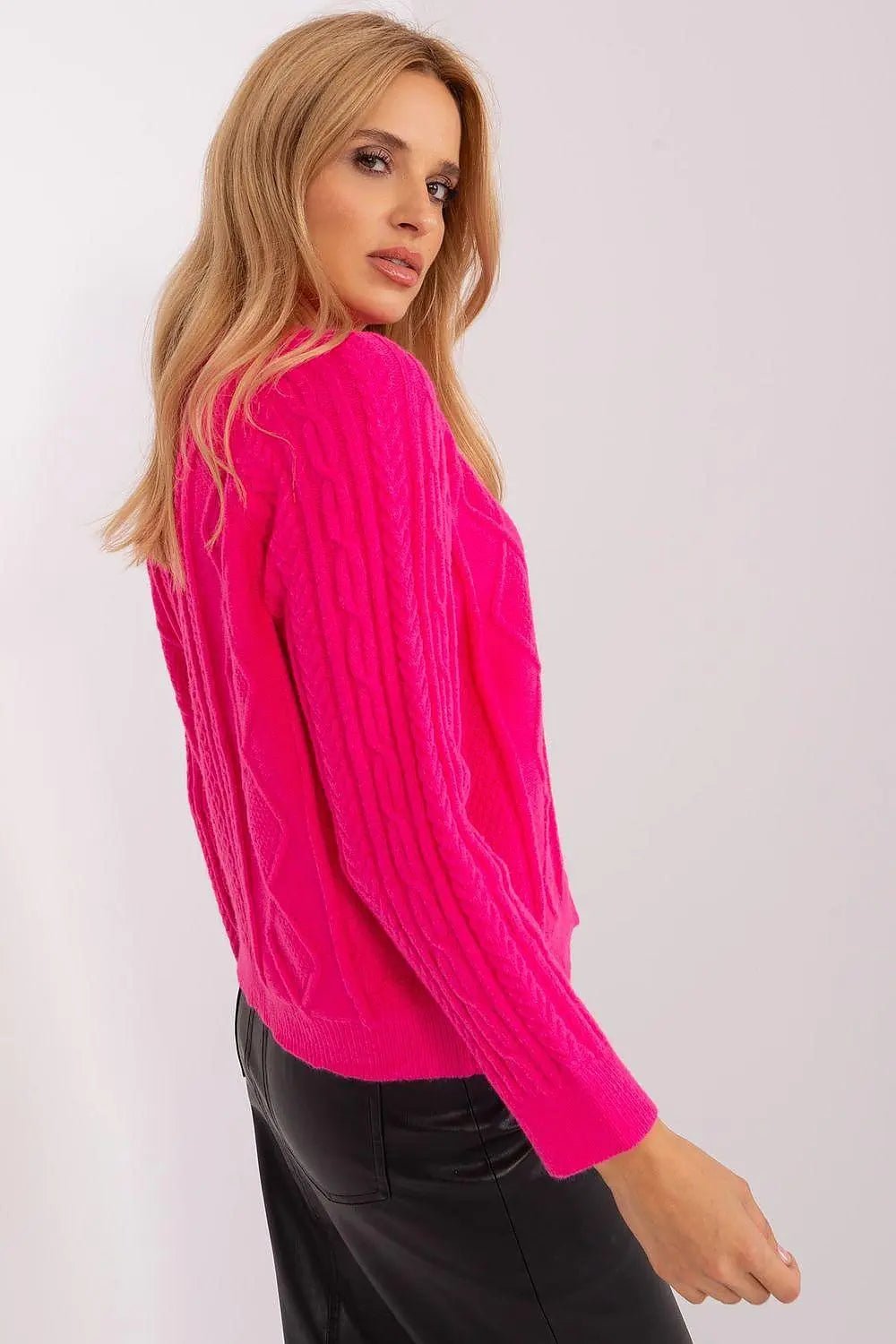AT fabric texture womens sweater