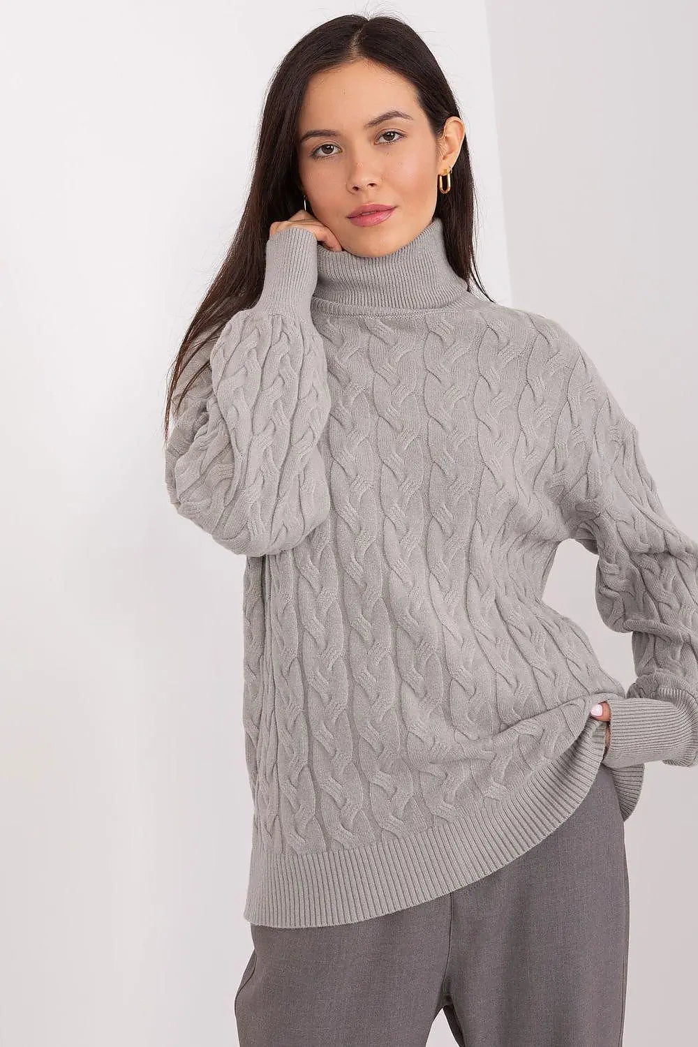 AT long sleeve turtleneck sweater