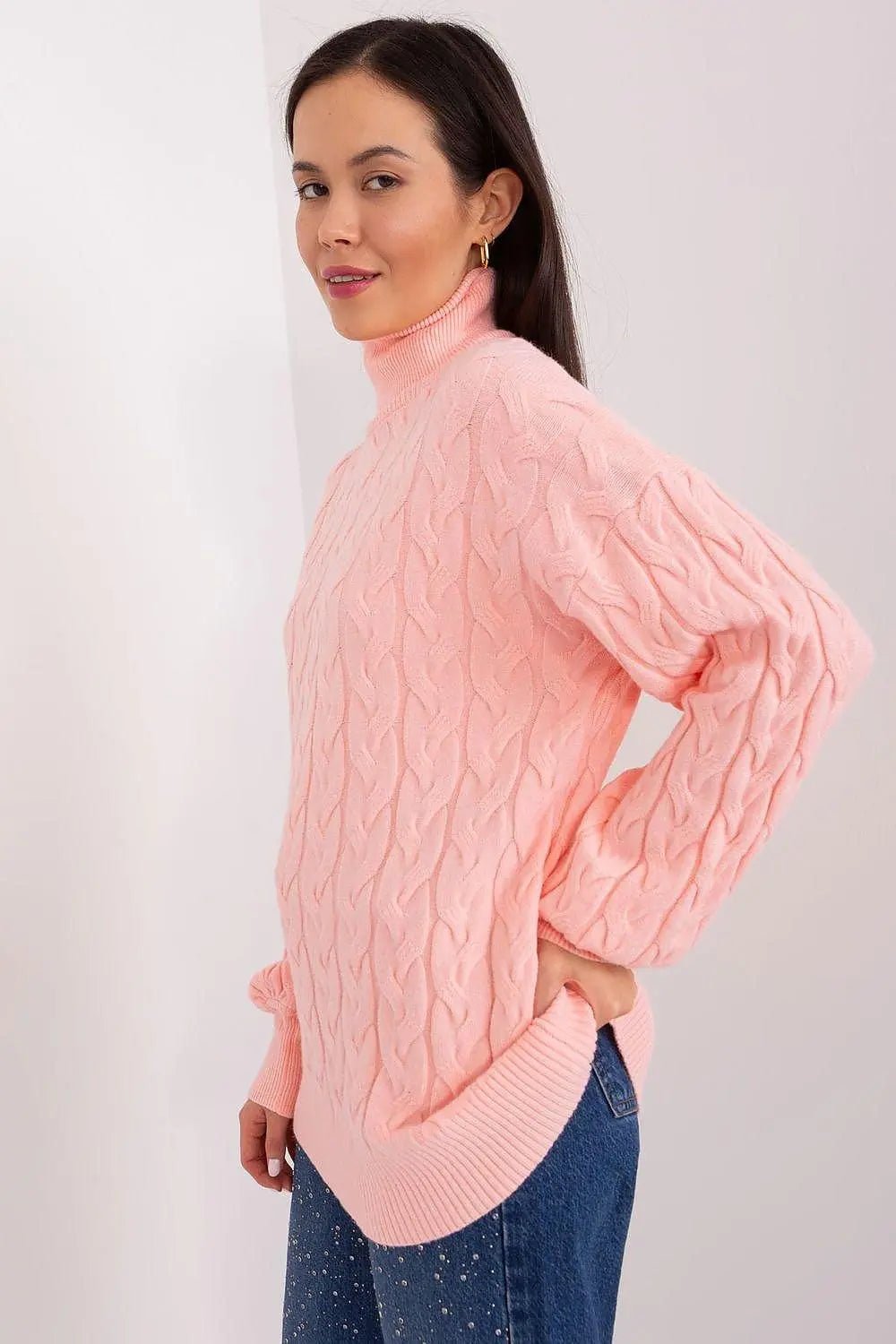 AT long sleeve turtleneck sweater