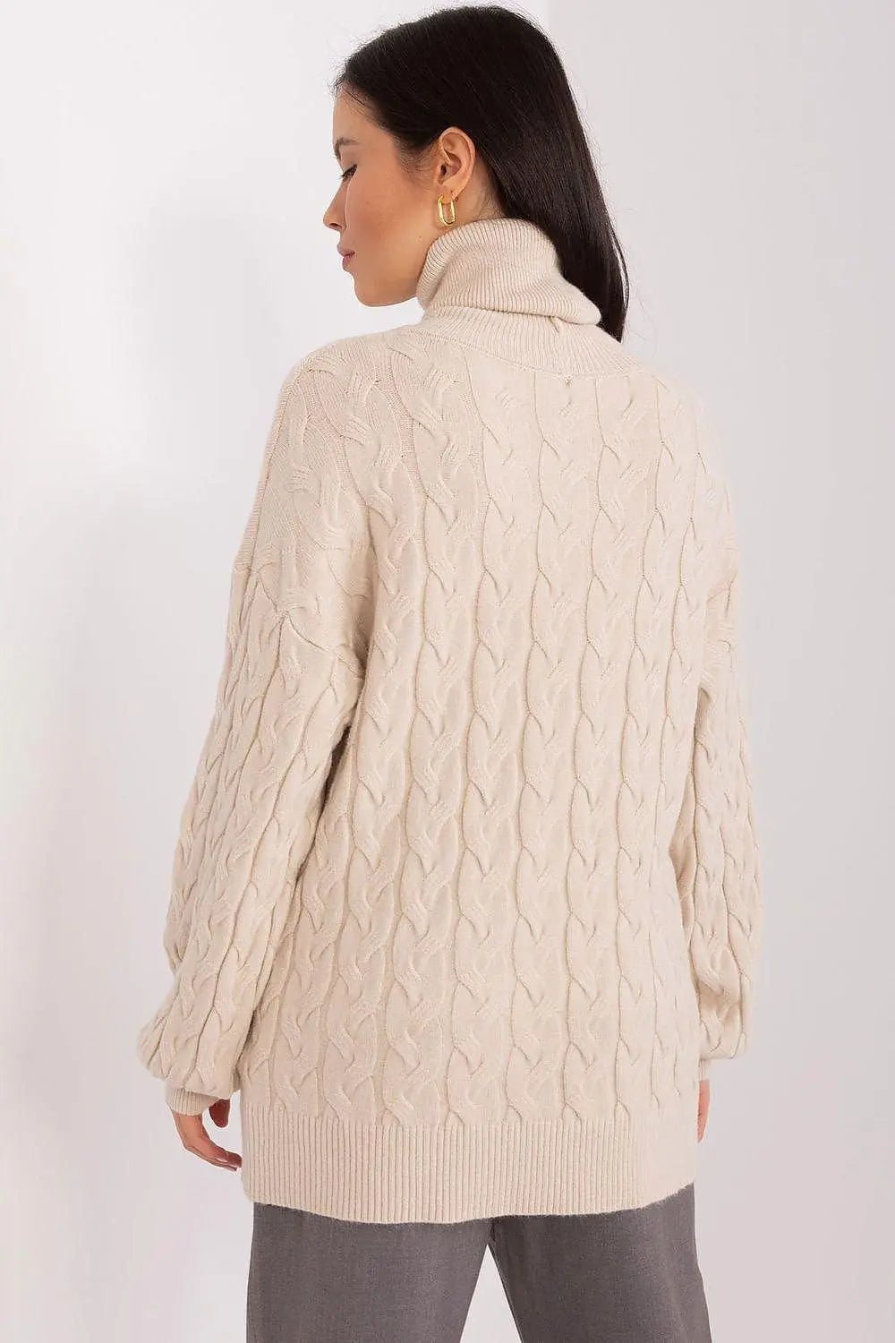 AT long sleeve turtleneck sweater