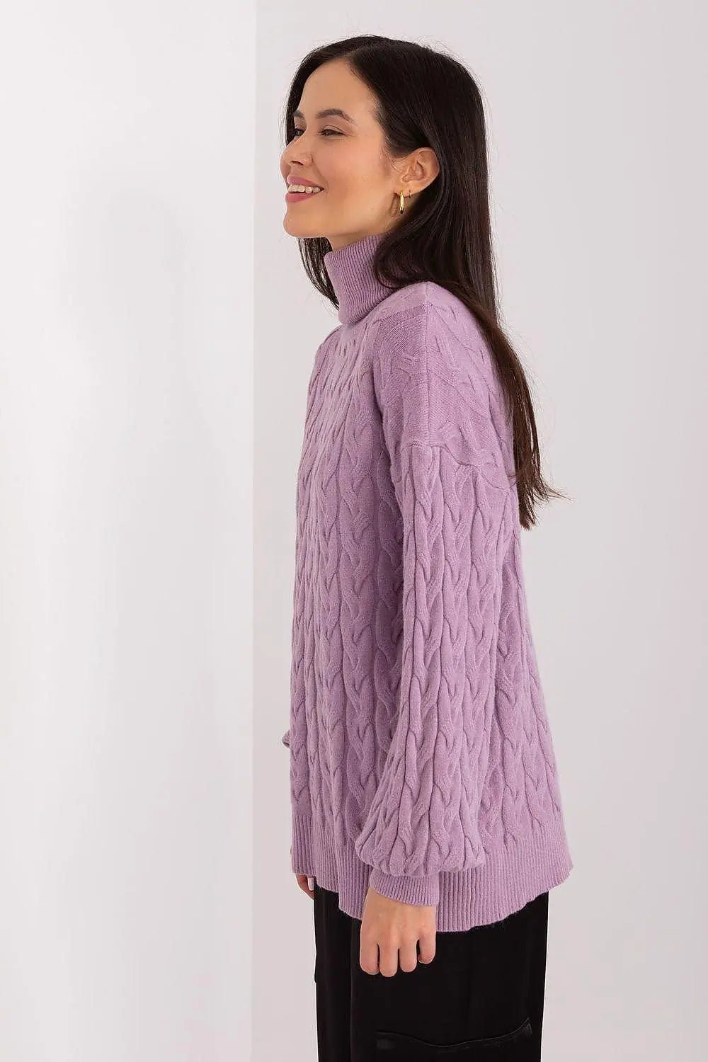 AT long sleeve turtleneck sweater