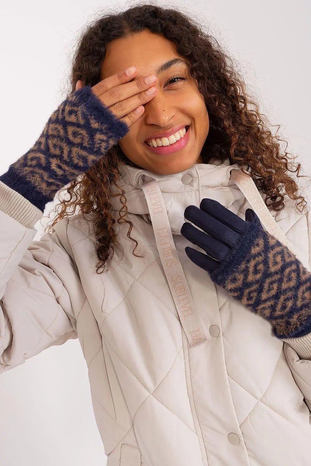 AT Women's Smooth Touchscreen Gloves with Removable Knit Lining