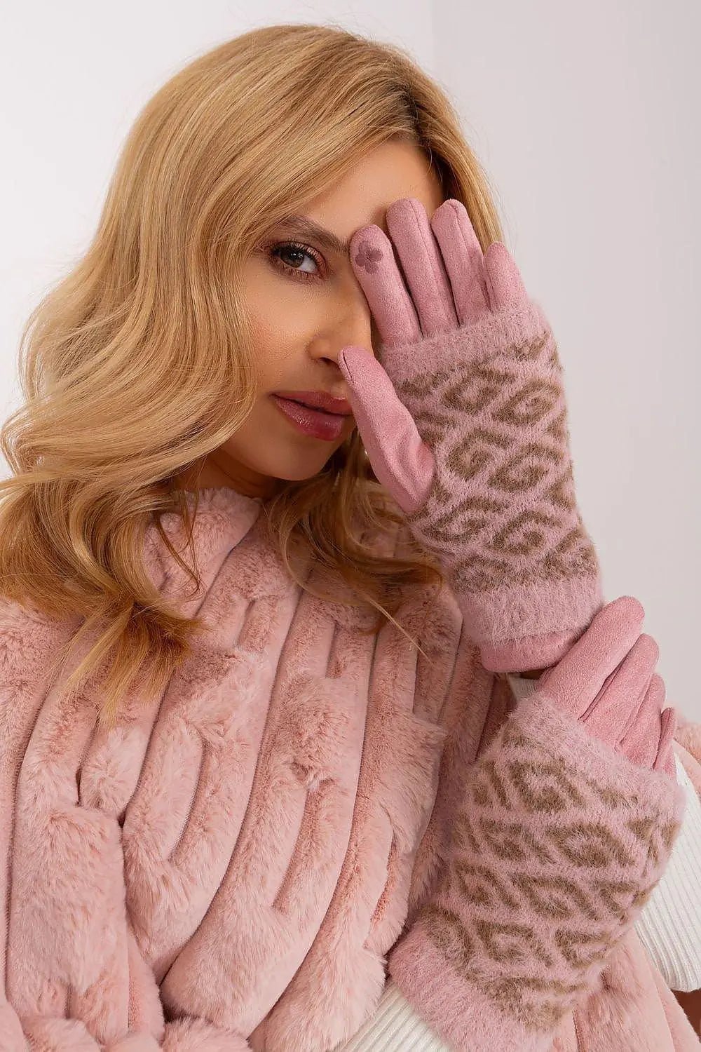 AT Women's Smooth Touchscreen Gloves with Removable Knit Lining