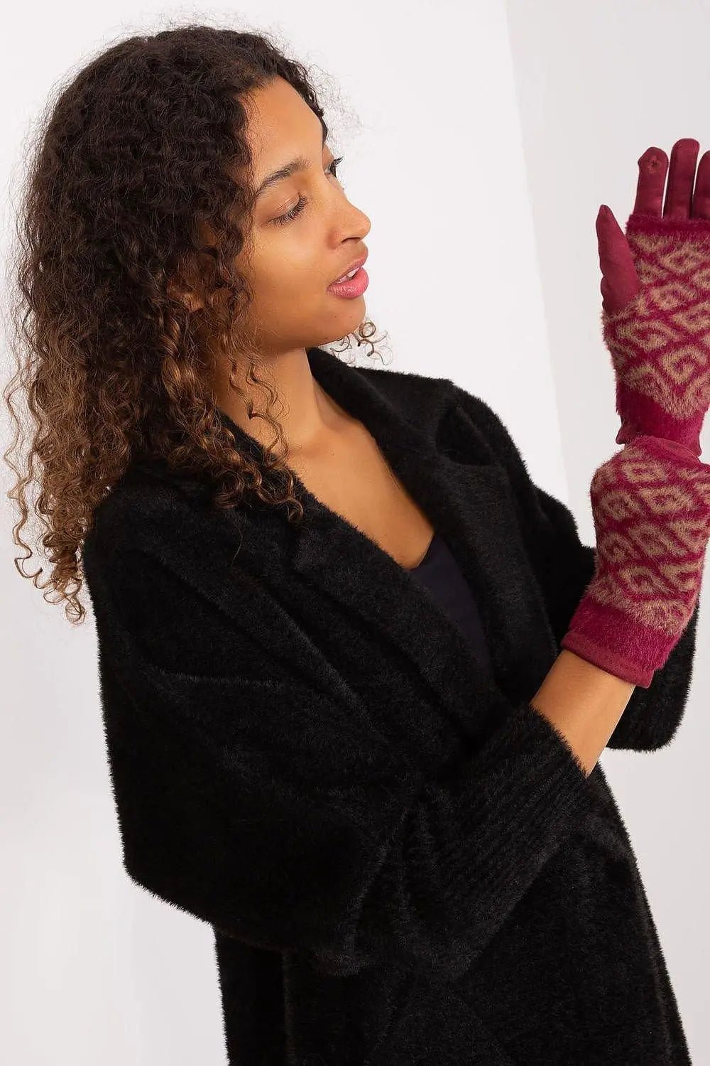 AT Women's Smooth Touchscreen Gloves with Removable Knit Lining