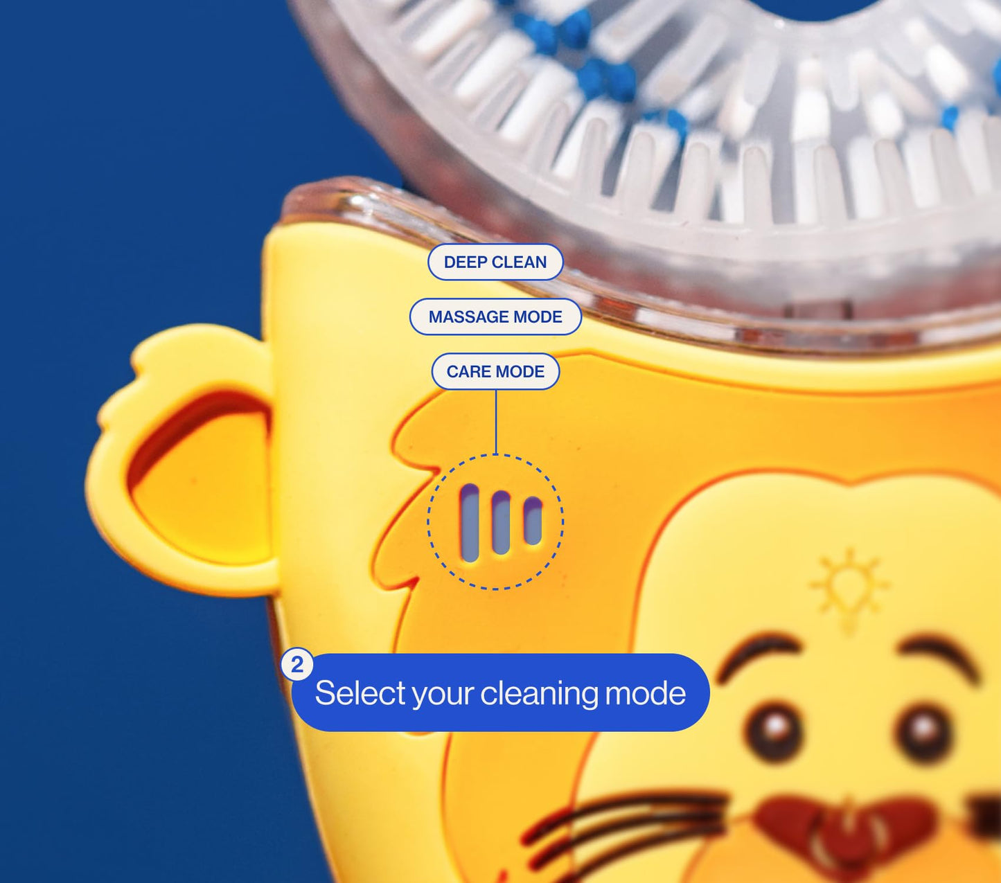 autobrush Kids Electric Toothbrush – ADA-Accepted U-Shaped, 5.1x Plaque Removal, 30s 360° Cleaning, Ages 9-12, Dinosaur