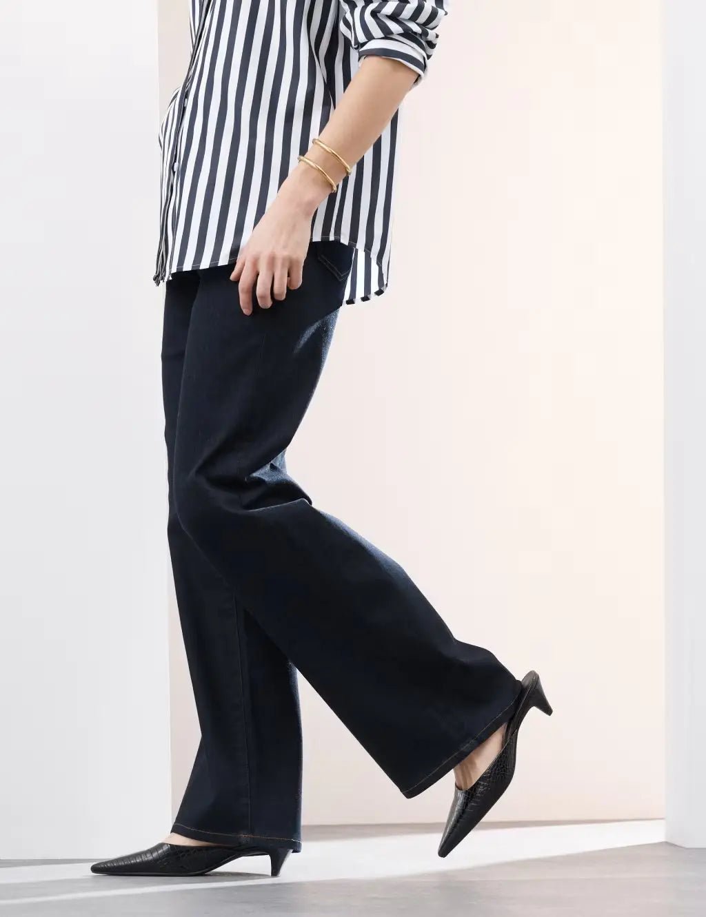 Autograph High Waisted Wide Leg Jeans
