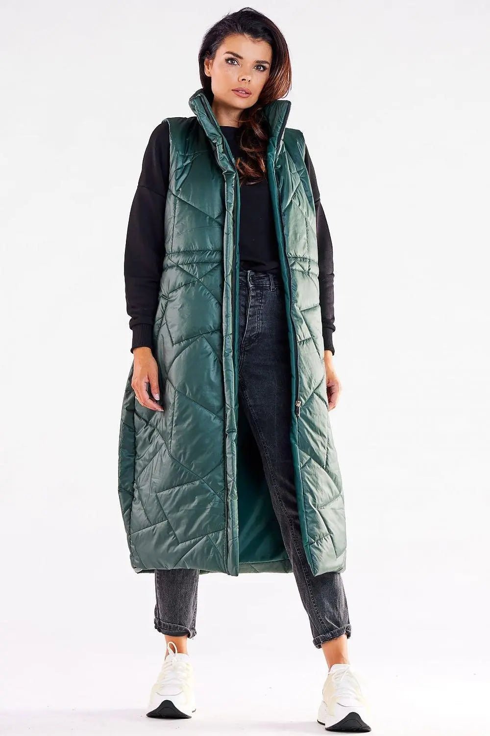Awama streamlined, oversized cut gilet