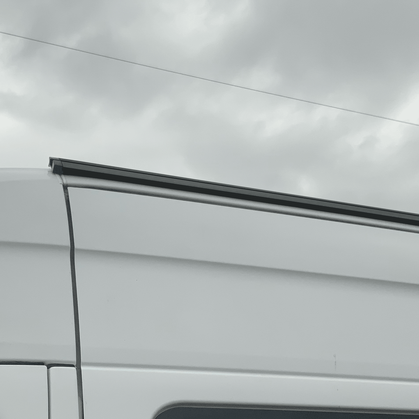 For VW Crafter Campervan Black Awning Rails – Drive-Away & Reimo Compatible | Van-X