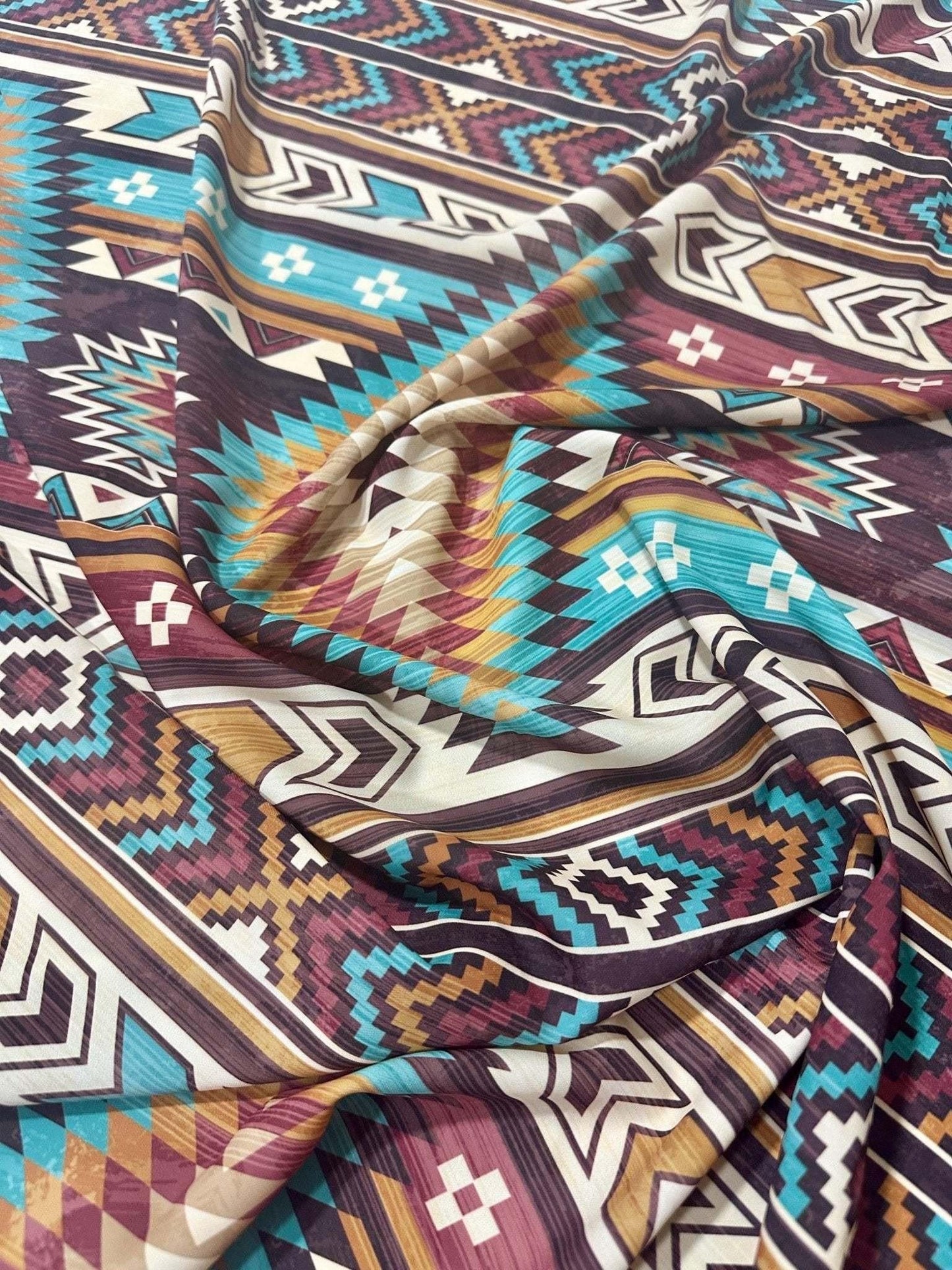 Aztec Retro Southwest Fabric by Metre