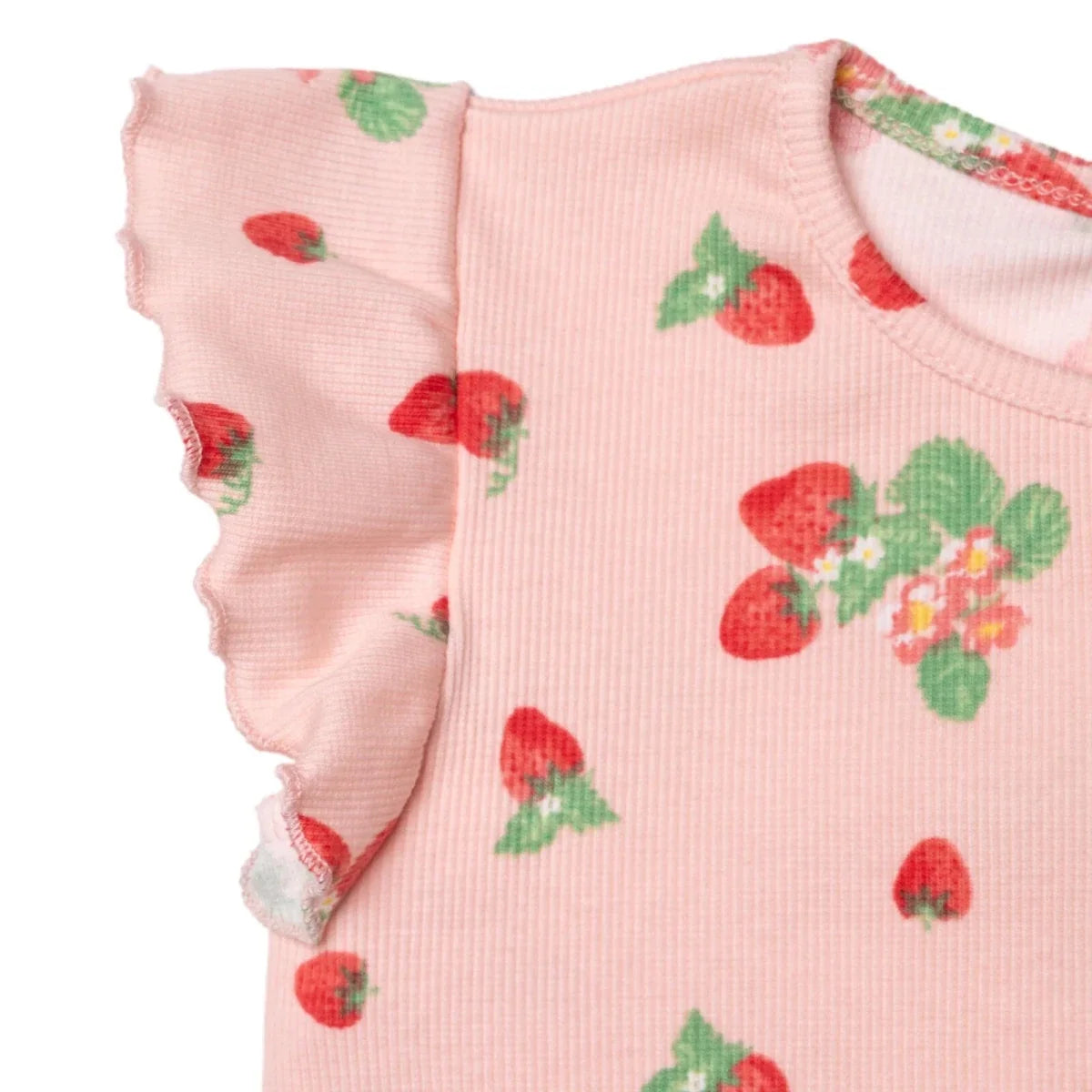 HelloBaby Short Sleeve Ribbed Baby Top & Leggings Set (6-9 Months to 4-5 Years)