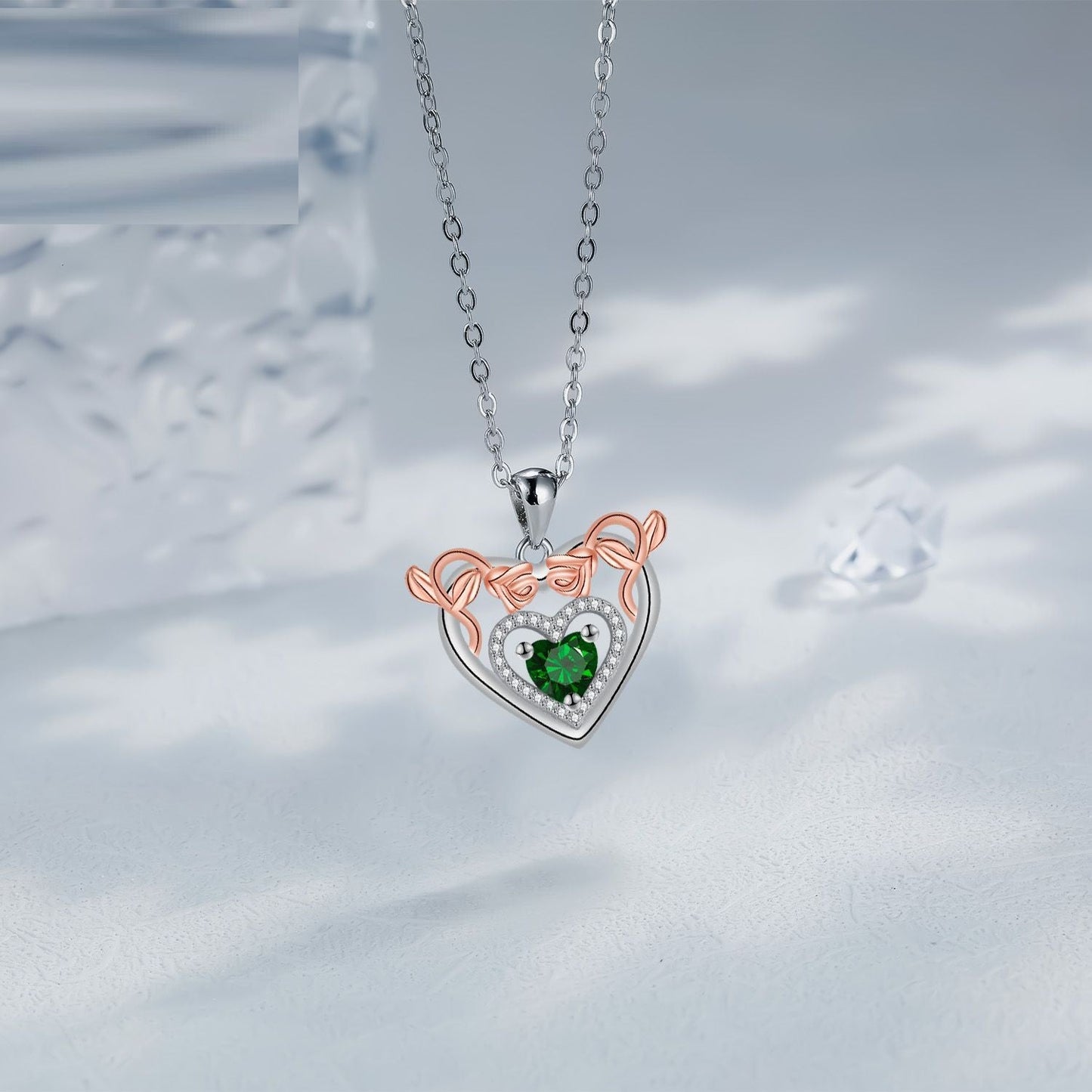 Love Rose Pendant Valentine's Day Gift High Sense