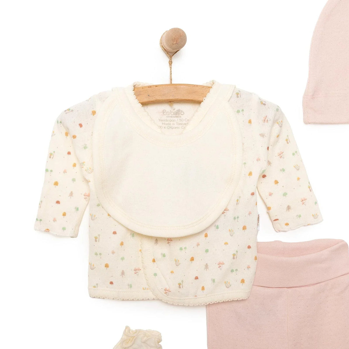 Bebetto 5 Piece V Neck Baby Hospital Bag Set (Newborn)